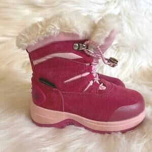 SwissTech Pink Toddler Thinsulate Water Resistant Snow Boots Size 6
